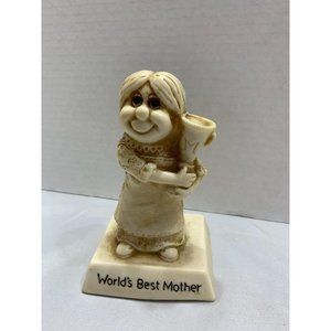 1976 Worlds Best Mother Sillisculpt Statue
